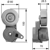 Riemenspanner, Keilrippenriemen DriveAlign GATES T38413 von Gates