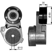 Riemenspanner, Keilrippenriemen GATES T38563 von Gates