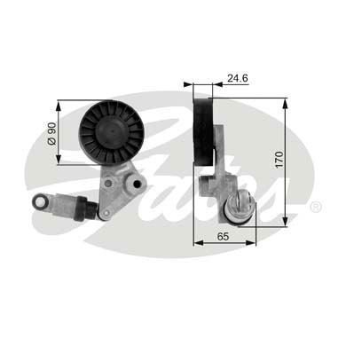 Riemenspanner, Keilrippenriemen Gates T38239 von Gates