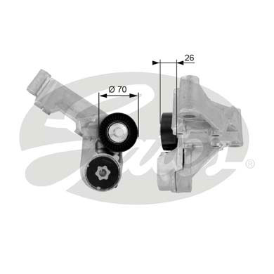 Riemenspanner, Keilrippenriemen Gates T38444 von Gates