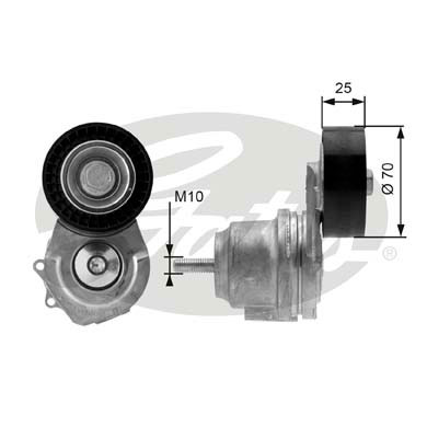 Riemenspanner, Keilrippenriemen Gates T38498 von Gates