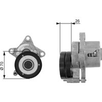 Spannarm, Keilrippenriemen DriveAlign GATES T38283 von Gates