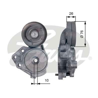 Spannrolle, Keilrippenriemen Gates T39173 von Gates