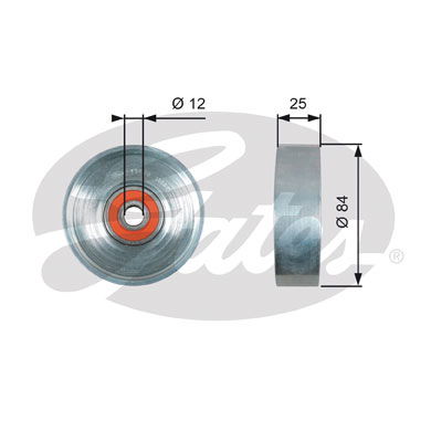 Spannrolle, Keilrippenriemen Gates T39178 von Gates