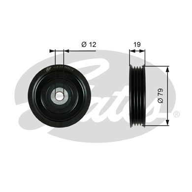 Spannrolle, Keilrippenriemen Gates T39184 von Gates