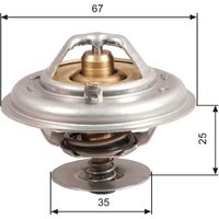 Thermostat, Kühlmittel GATES TH14380G1 von Gates