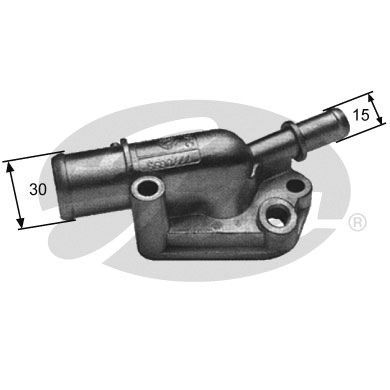 Thermostat, Kühlmittel Gates TH09287G1 von Gates