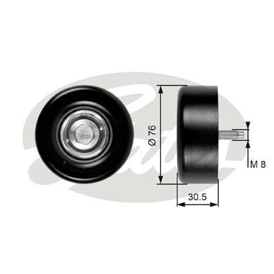 Umlenk-/Führungsrolle, Keilrippenriemen Gates T36265 von Gates