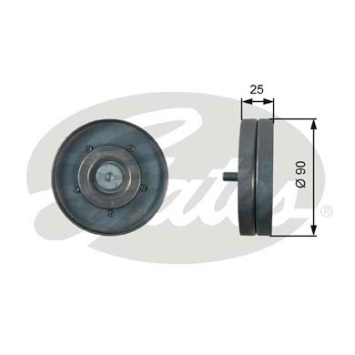 Umlenk-/Führungsrolle, Keilrippenriemen Gates T36436 von Gates