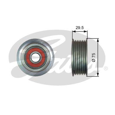 Umlenk-/Führungsrolle, Keilrippenriemen Gates T36447 von Gates