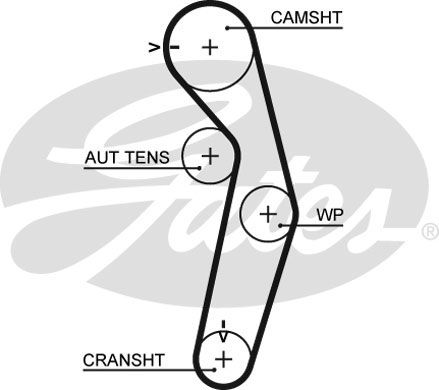 Zahnriemen Gates 5441XS von Gates