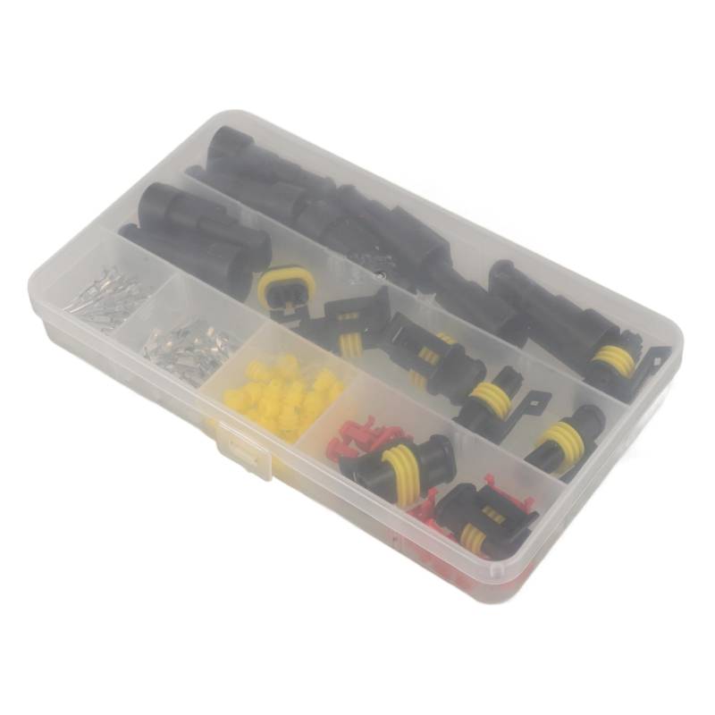 Gatuida 1 Set Wasserdichter Auto Stecker Auto Set Steckverbinder Für Auto Kabel Draht Stecker Set Kabel Stecker Set Auto Kabel Stecker Kabel Stecker Elektrische Stecker Set von Gatuida