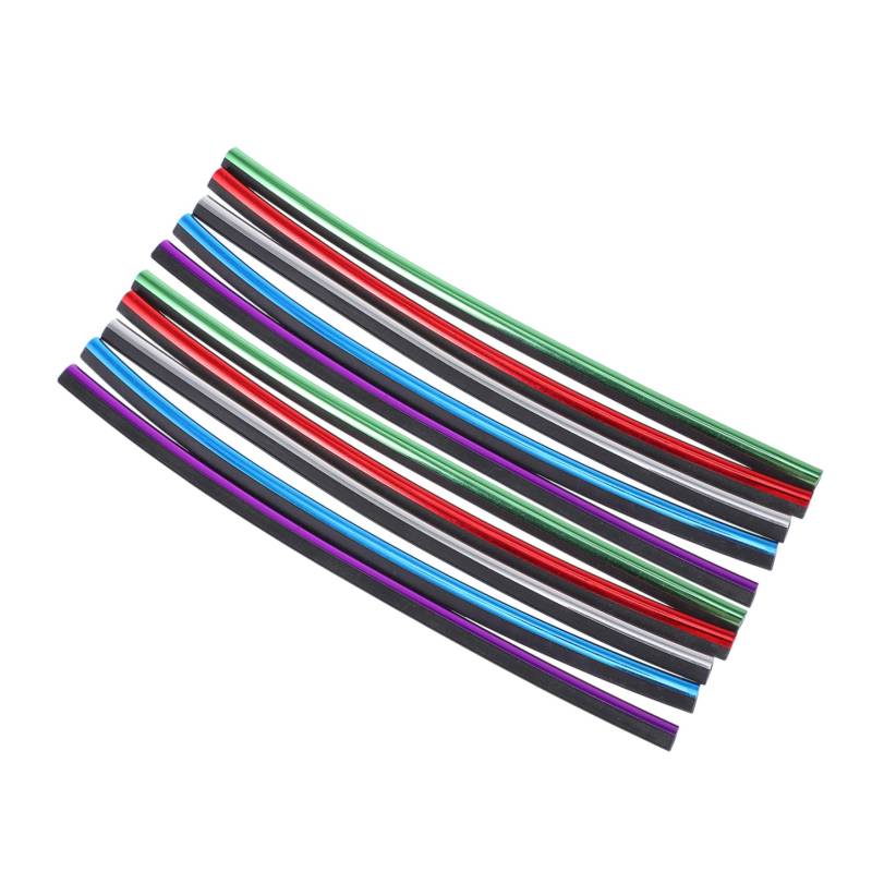 Gatuida 10 STK Zierleiste Luftauslass Auto Klebeband Zange Abdeckband Masse Streifen für Autos Auslauf Auto Outlet Decor Car clamp Strips Auto-Klemmleiste Kfz-Steckdosenleiste PVC Colorful von Gatuida