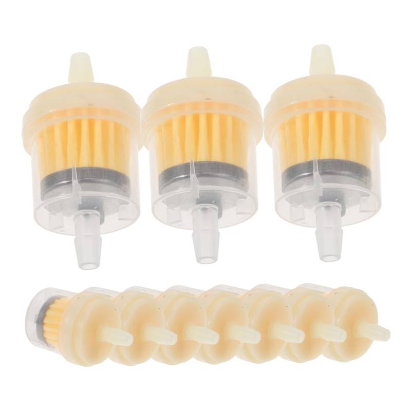 Gatuida 10St ATV-Filterelement benzinfilter ersatzfilter Feinfilter staubfilter Filterwechsel Inline-Kraftstofffilter Öltrichter-Set Inline-Filter Pumpe Ölfilter ATV-Teil Plastik Orange von Gatuida