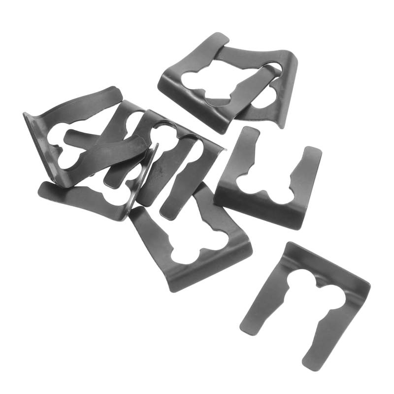 Gatuida 10 Stücke Auto Bremsleitung Clip Retainer Clips Set Für Umwerfer Kabel Shifter Rohr Parkplatz Bremshebel von Gatuida