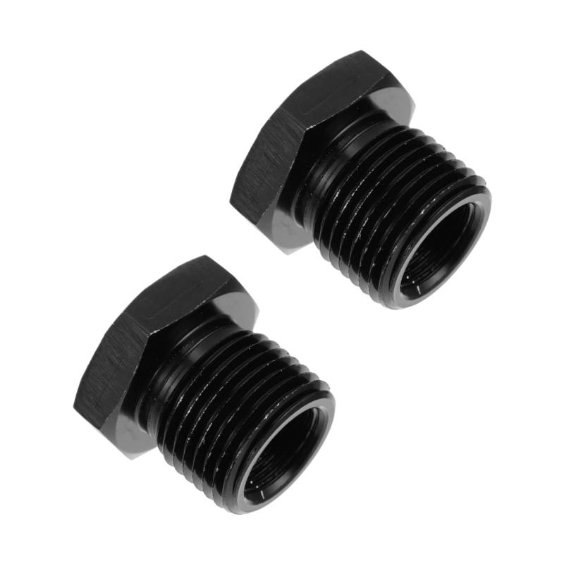 Gatuida 2 Stück Kraftstoff Cross Over Sub Fitting Adapter Männliche Dichtungsmutter Flare Stecker Stecker Block Off Kappen Gewindeadapter Für Ölfilter Ölfilter Zubehör von Gatuida