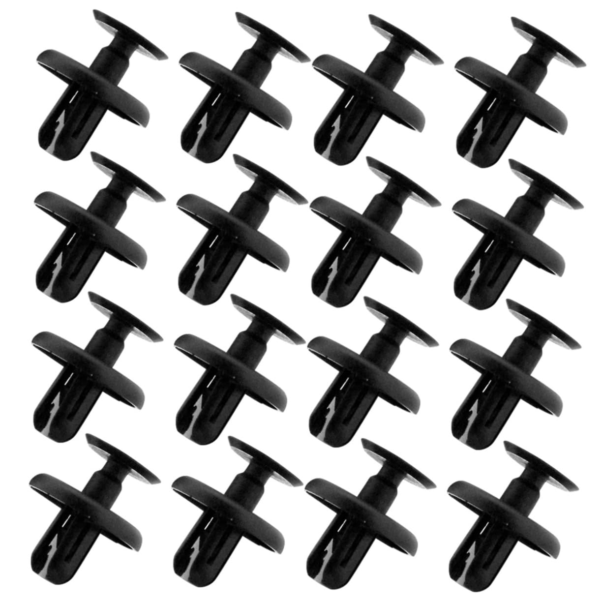 Gatuida 20St Nietverschluss Trim Clips kunststoffclips car Accessories Auto Accessories pkw zubehör kunstoffclips Auto Fastener car Accessory Auto Stoßstange Push-Clip Clips drücken Black von Gatuida