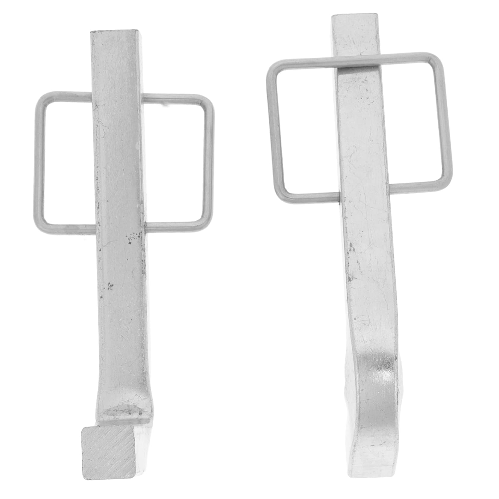 Gatuida 2St Anhängerverriegelung Anhänger Sicherung Anhänger Kupplung Pin rasenmäher zubehör Anhängerkupplung Stift Snap-L-Pins-Equalizer Anhängerkupplungsstift Griffstift verzinkt Silver von Gatuida