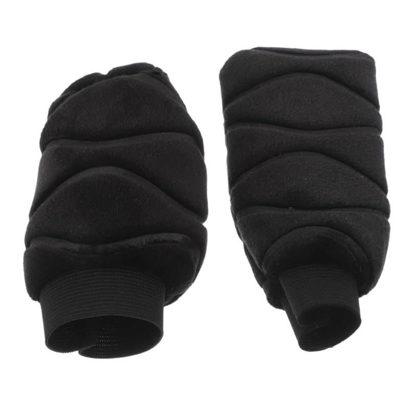 Gatuida 2St Auto-Zahnradsatz Autositzbezüge handbremse Abdeckung Winter Auto Schaltknaufbezug Schaltknauf Schutz Schaltknaufabdeckung Abdeckung des Schaltknaufs Shifter-Hoodie Plüsch Black von Gatuida