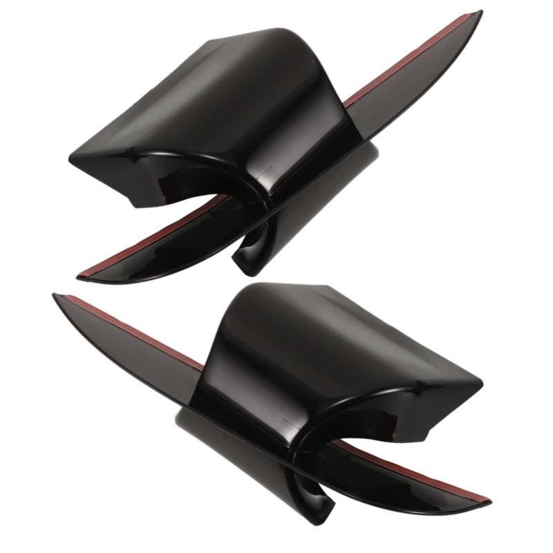 Gatuida 2St Regenfeste Stirnbedeckung Seitenverkleidungen Winglet aerodynamisches Winglet Roller-Winglet Motor windet Flügel universelles -Winglet Fahrrad-Winglet Plastik Black von Gatuida