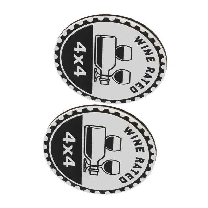 Gatuida 2st Dirtbike-abzeichen Auto-patch Coole Autoaufkleber Autoscooter Autodekoration Babybrett-autoschild Kfz-abzeichen Embleme Für Fahrzeuge Auto Bin Auto- Außen Aluminium Silver von Gatuida