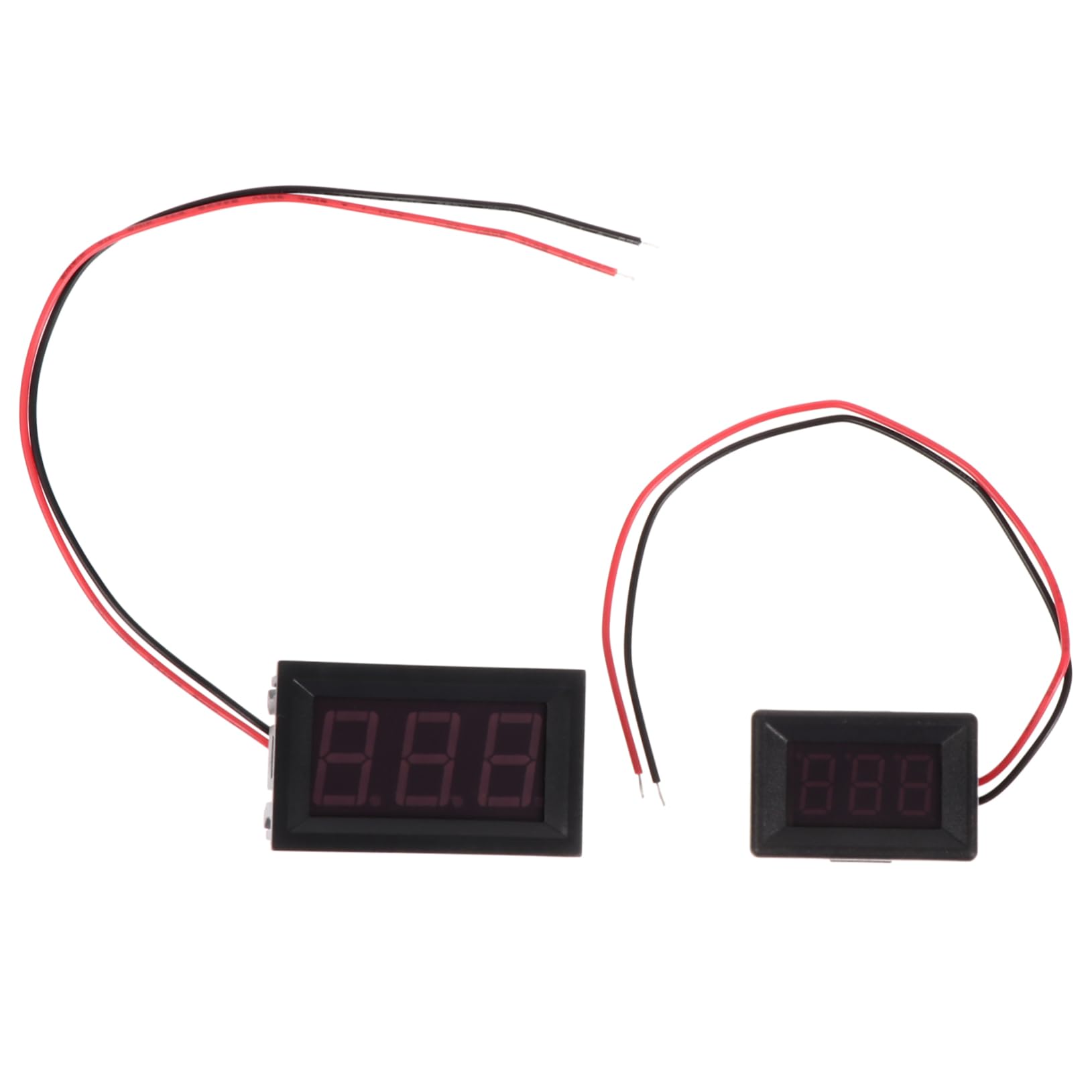 Gatuida 2st Voltmeter Volt-verstärker Tester Für Digitale Multimeter Mini-batteriespannungswächter Batterie Monitor Spannungsprüfer Mini-batteriespannungsmesser Wattmeter Plastik von Gatuida