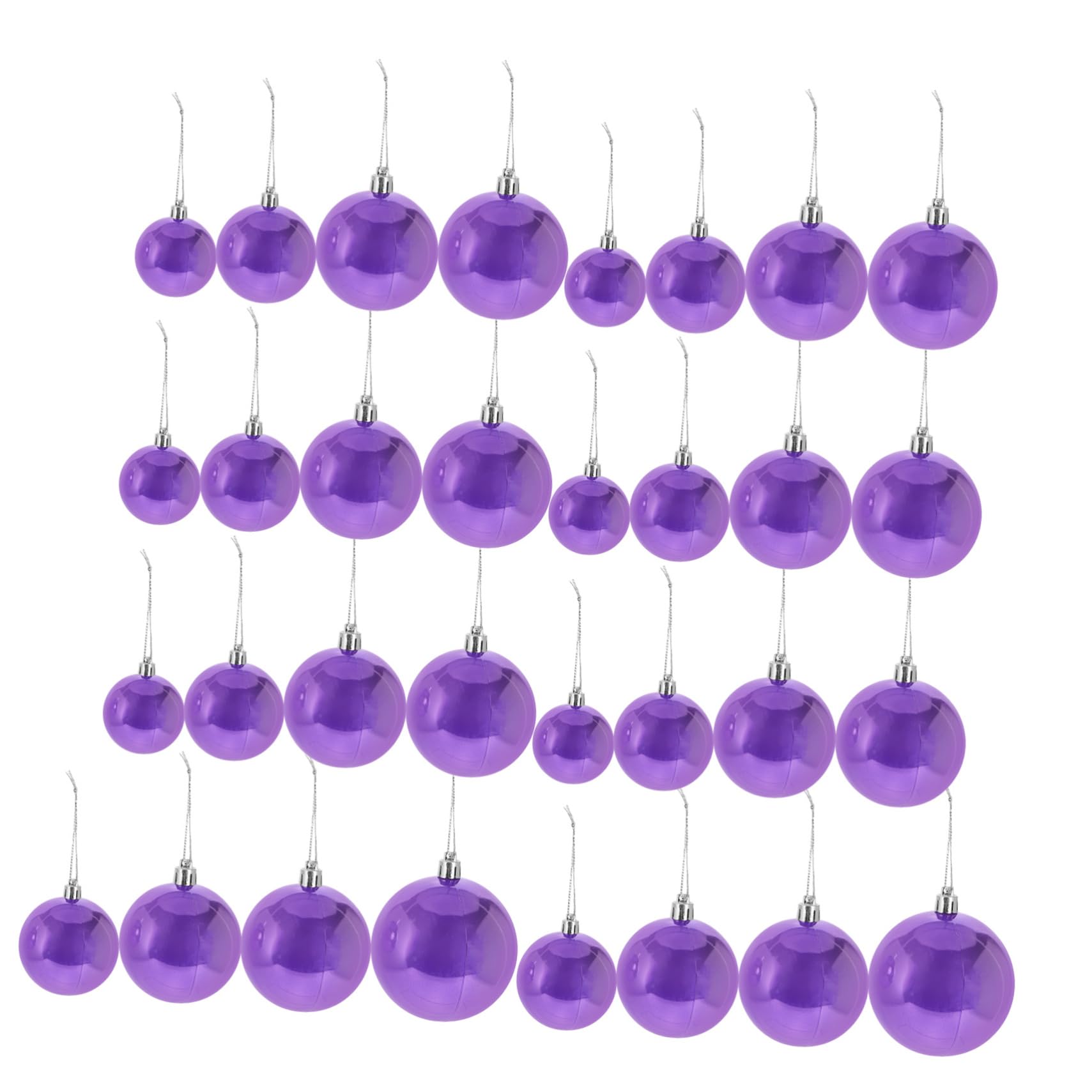 Gatuida 37st Rv Dekokugeln Weihnachtsherzverzierungen Schillernde Ornamentkugeln Ornamente Christbaumkugel Kugelverzierung Weihnachtsbaum Weihnachtsfeier Liefert Violet Plastik von Gatuida