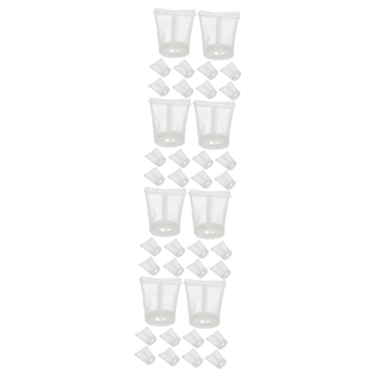 Gatuida 40 Stück Sprühfilter Mesh Siebfilter Farbspritzgerät Zubehör 120 Mesh Sprühsieb Farbspritzgerät Filter 120 Mesh Sieb Mesh Filter Farbspritzgerät Mesh Kunststoff Nylon von Gatuida