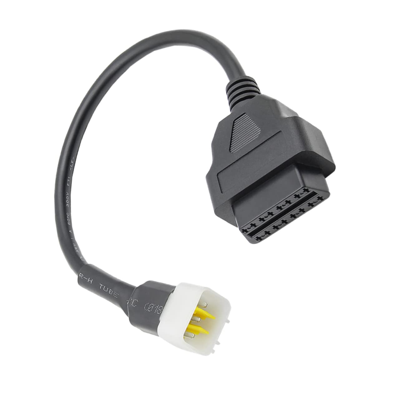 Gatuida 4pin Adapter Kabel Motorfehlerdiagnosekabel 6-poliges Adapterkabel Für Motorräder -diagnose-adapterkabel -fehlererkennungskabel 6pin Adapterkabel Abs von Gatuida