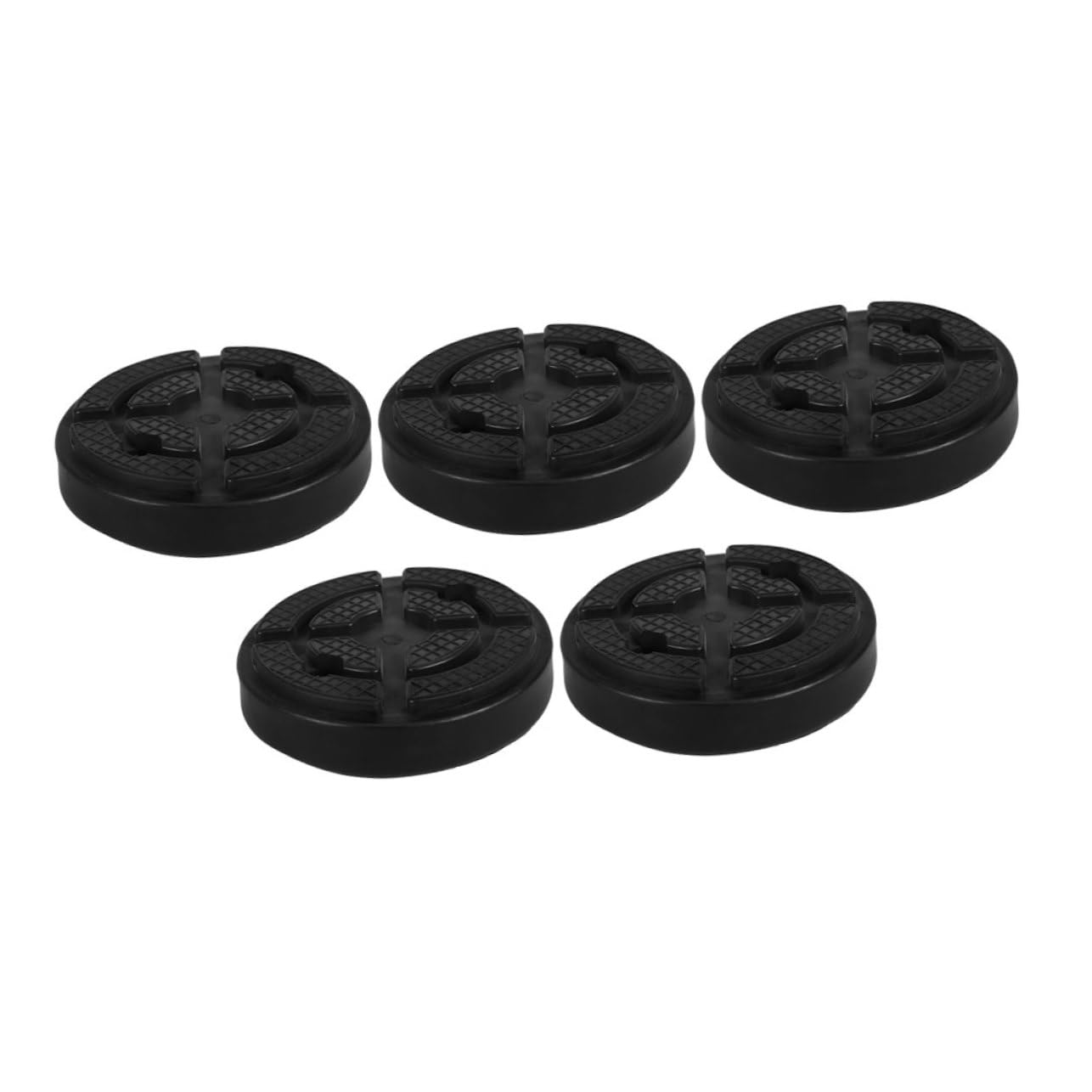 Gatuida 5 Stück Gummi Pad Zubehör Mittleres Gummi Pad Wagenheber Adapter Rahmenschiene Pad Wagenheber Stand Pad Schienen Pad Wagenheber Pads Auto Lift Pads von Gatuida