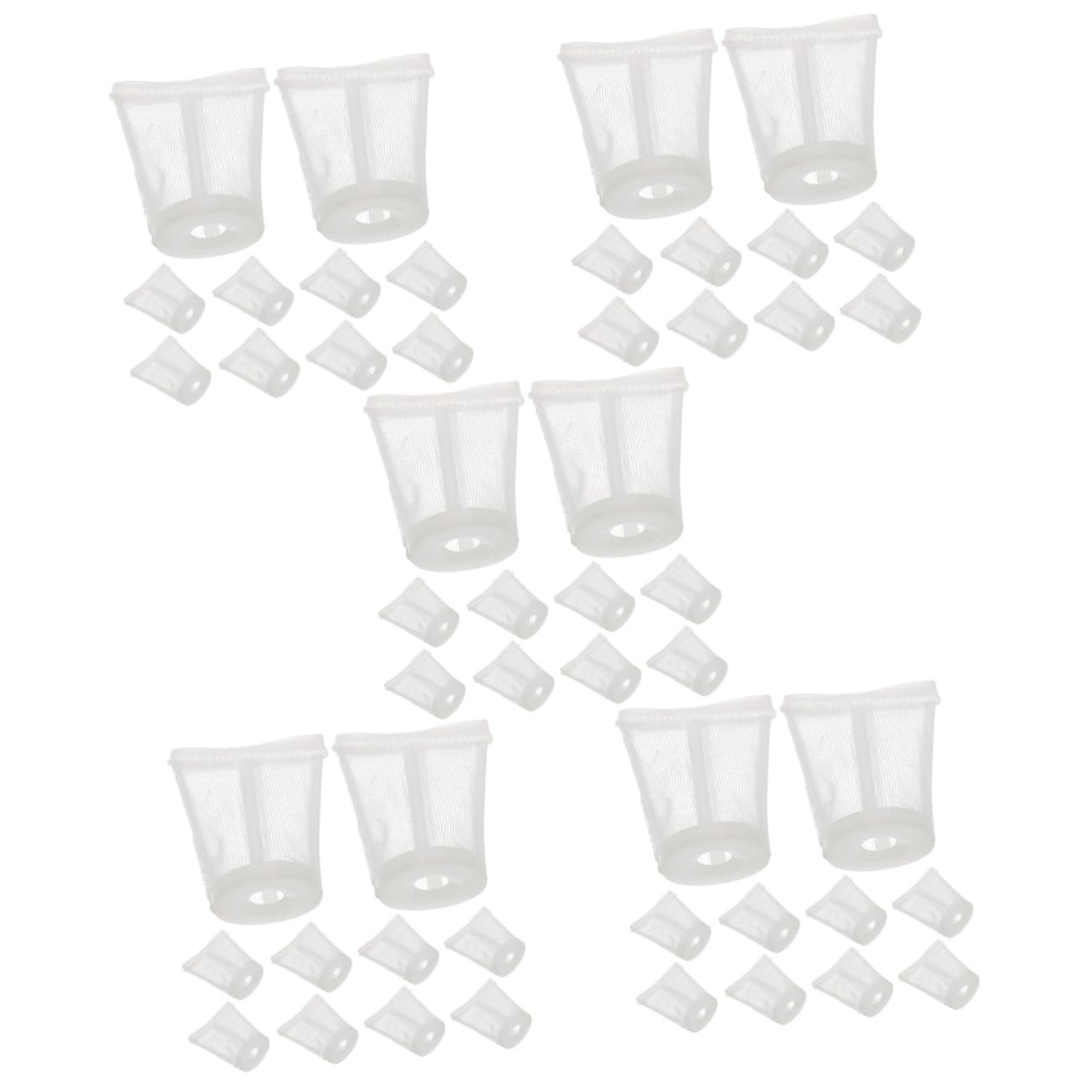 Gatuida 50 Stück Sprühfilter Mesh Siebfilter Airless Farbspritzgerät Sieb Farbspritzgerät Filter Sieb Netzfilter Farbspritzgerät Netzfilter Farbspritzgerät Zubehör Kunststoff von Gatuida