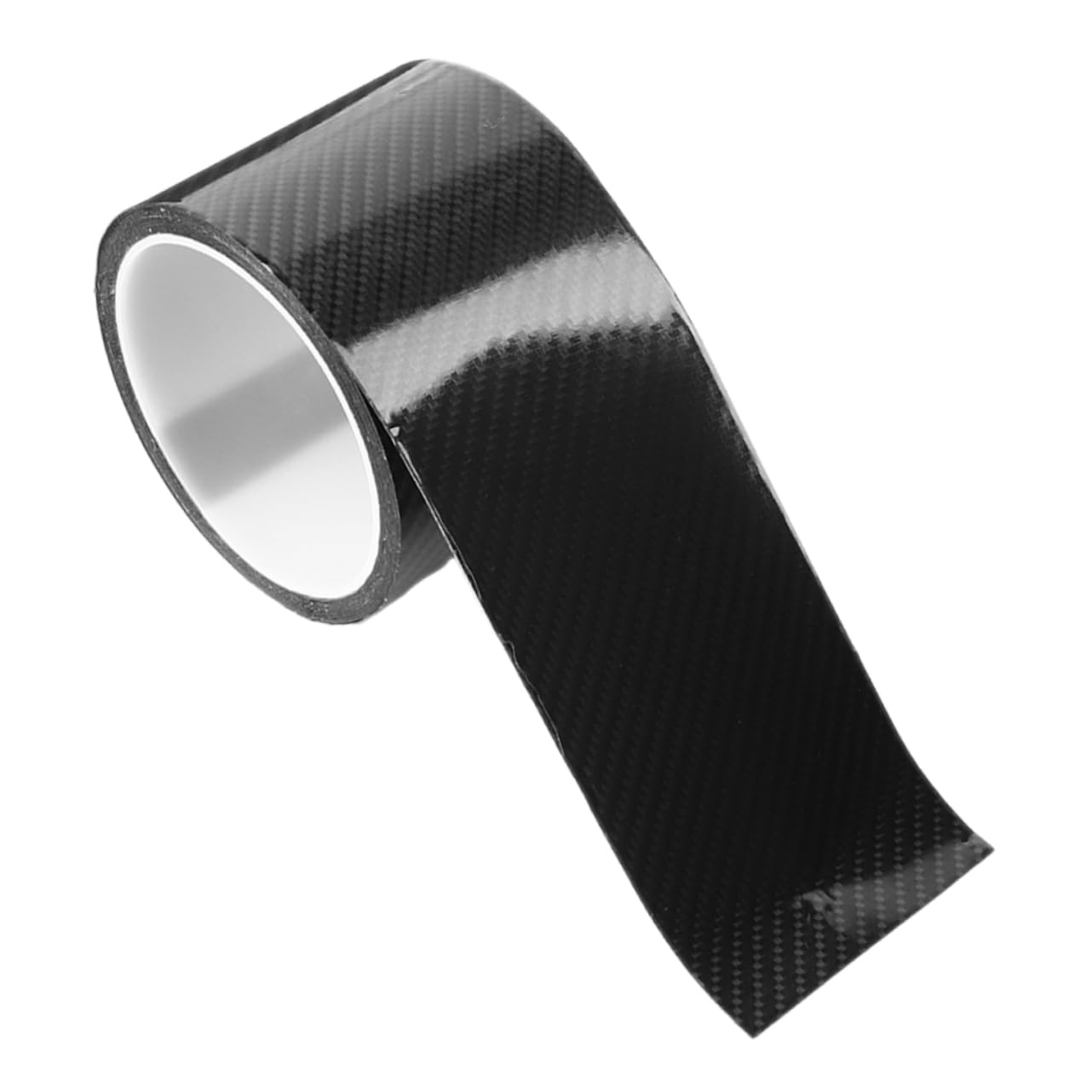 Gatuida 5D Carbon Fiber Black Vinyl Wrap Für Autos Universal Rückstoßschutz Auto 5cm x 10m Car Vinyl Roll Tape Schutzfolie Für Karosserie Und Stoßfänger von Gatuida