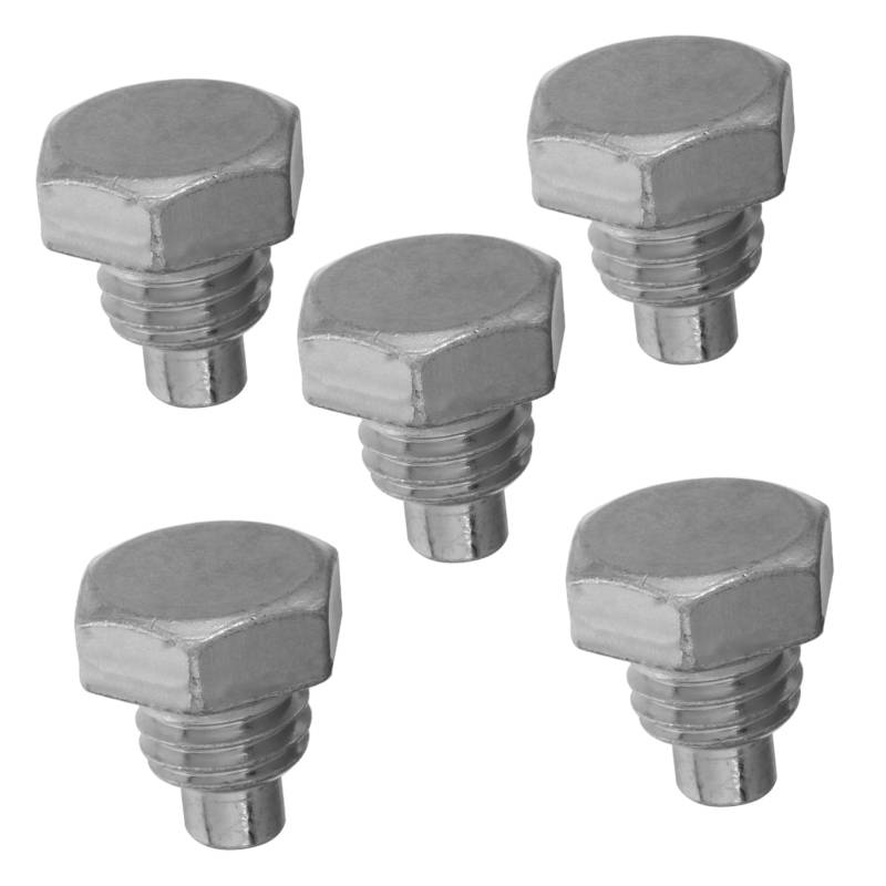 Gatuida 5Pcs 3 4 Hebeschraube Griffheber Wagenheber Schraubenkopfheber Zubehörbuchse Fahrzeugheber Teile Metall Schraube Jack Zubehör bodenheber Reparatur Hydraulische Jackteile Silver von Gatuida