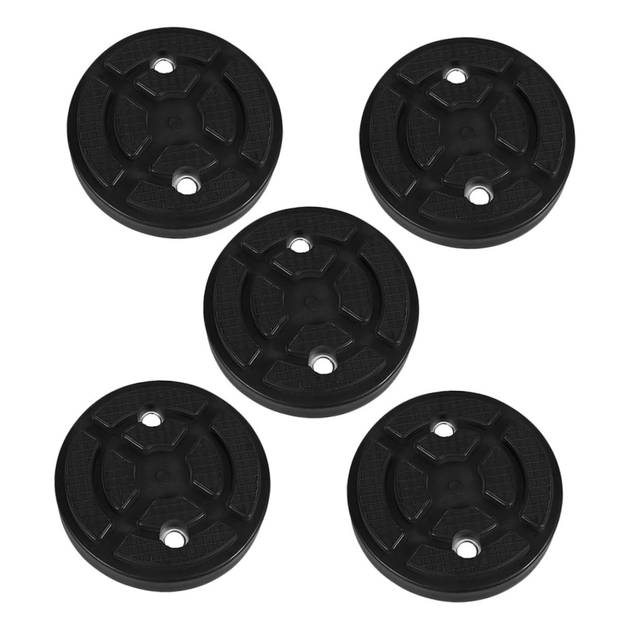 Gatuida 5St Heben Sie das Gummipolsterzubehör an gummimatte gummiauflage Autoheber Zubehör Autoheber Polster Wagenheber Polster Hubwagenauflage Bodenklinkenadapter Klinkenpad-Adapter Black von Gatuida