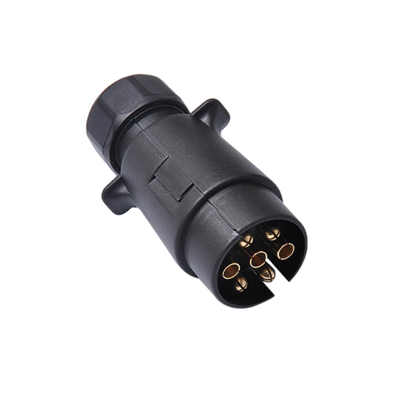 Gatuida 7 Anhängerstecker Anhänger Steckdose Autoverkabelungsanschlüsse Autoadapter Stecker Für Autoanhänger Autostecker Steckeradapter Für Anhänger Anhängerlichtadapter Black von Gatuida