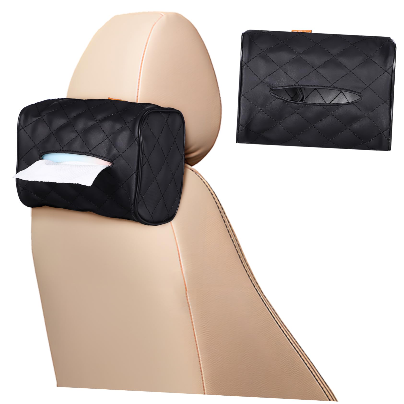 Gatuida Auto Tissue Box Praktischer Halter Für Papiertücher Visiermontierbar Elegantes Design Ideal Für Die Fahrzeugnutzung Platzsparend Hochwertiger von Gatuida