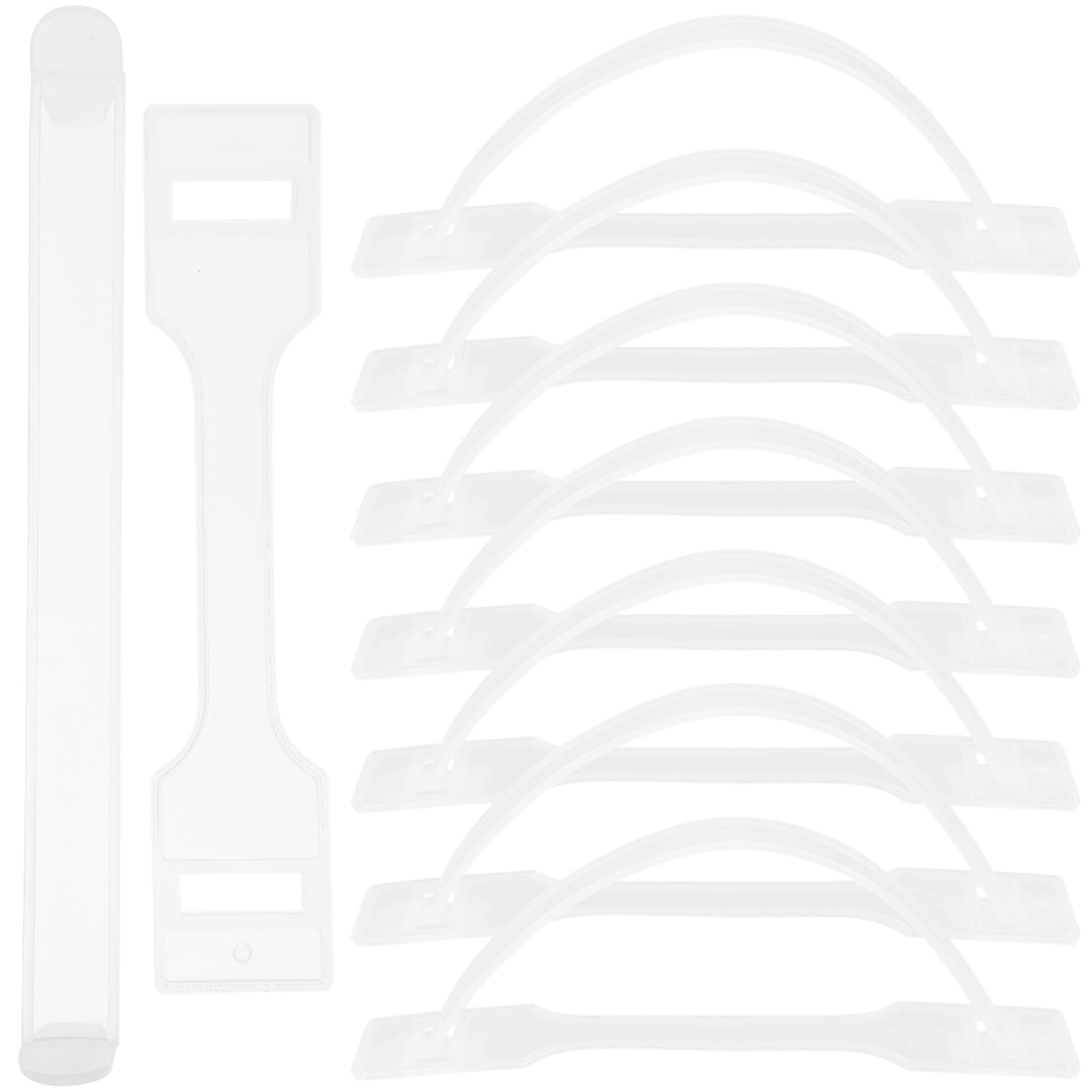 Gatuida Box Mit 100 Sets Kartongriff Paket Kisten in Hausform Transportgriffe Tragen Umschläge Gepäckkarton Kartons Mit Griffen Versandkartons Lebensmittelträger Verpackung Pp Transparent von Gatuida