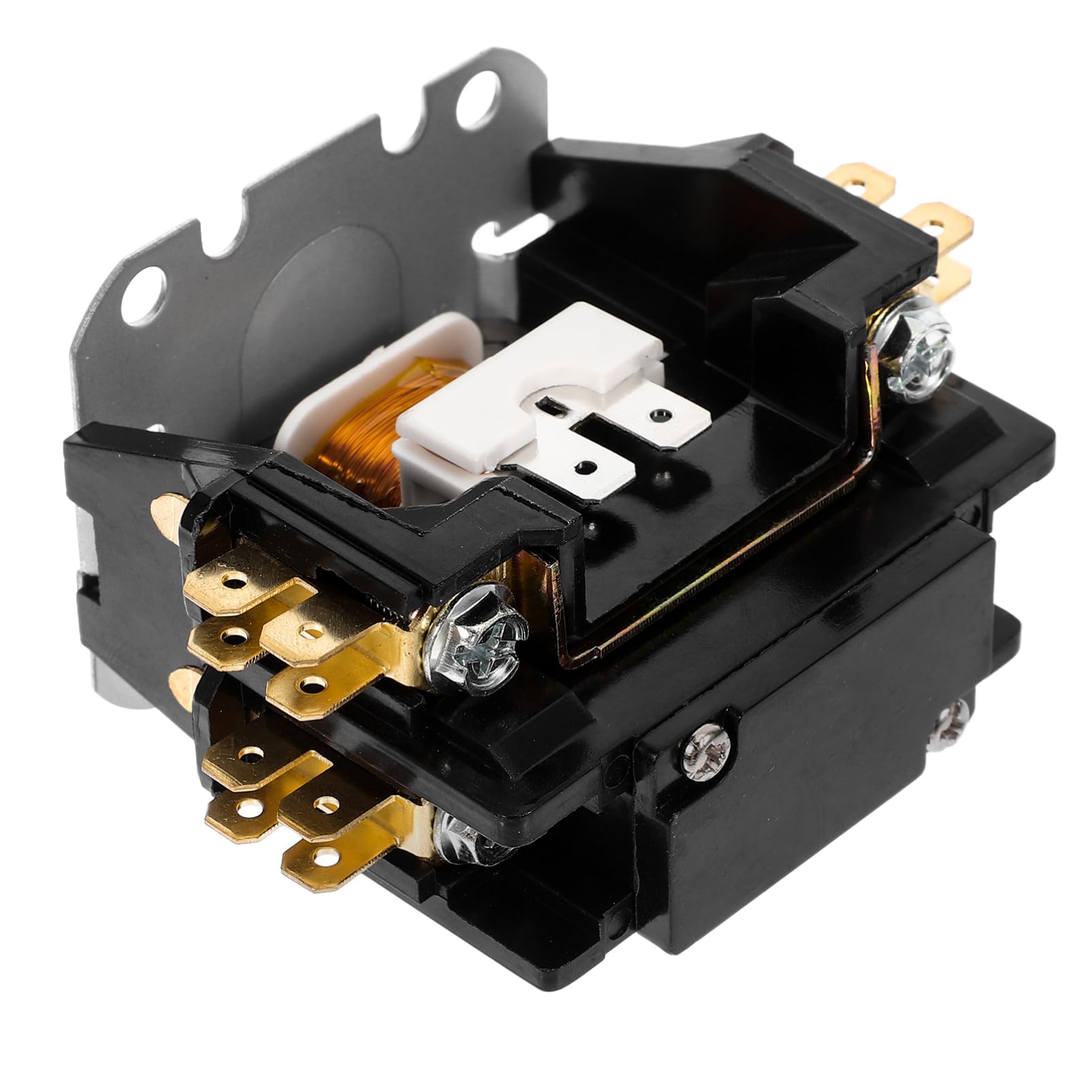 Gatuida Ersatz Motorschütz Für Klimaanlage 1 Polig 30A 24V AC Kompressorschütz Für Kühlsysteme Zuverlässiger Schutz Für Mobile Und Stationäre Klimageräte von Gatuida