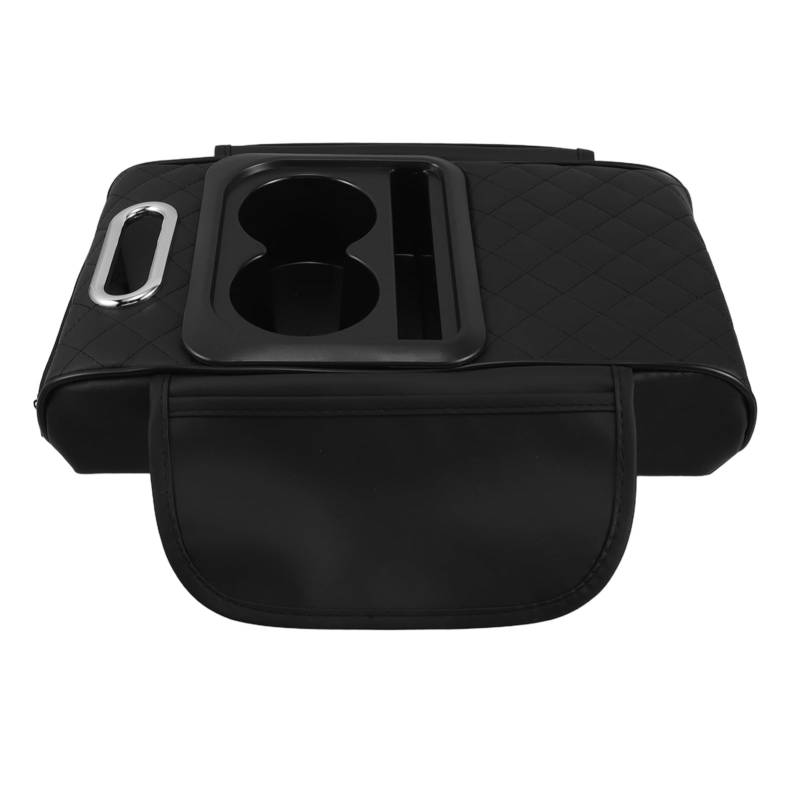 Gatuida Kasten Auto-armlehnenbox-Matte Taschentuchhalter Für Die Autoarmlehne Taschentuchspender Fürs Auto Taschentuchhalter Für Auto Taschentuchhalter Fürs Auto Armlehnenkissen Pu Black von Gatuida