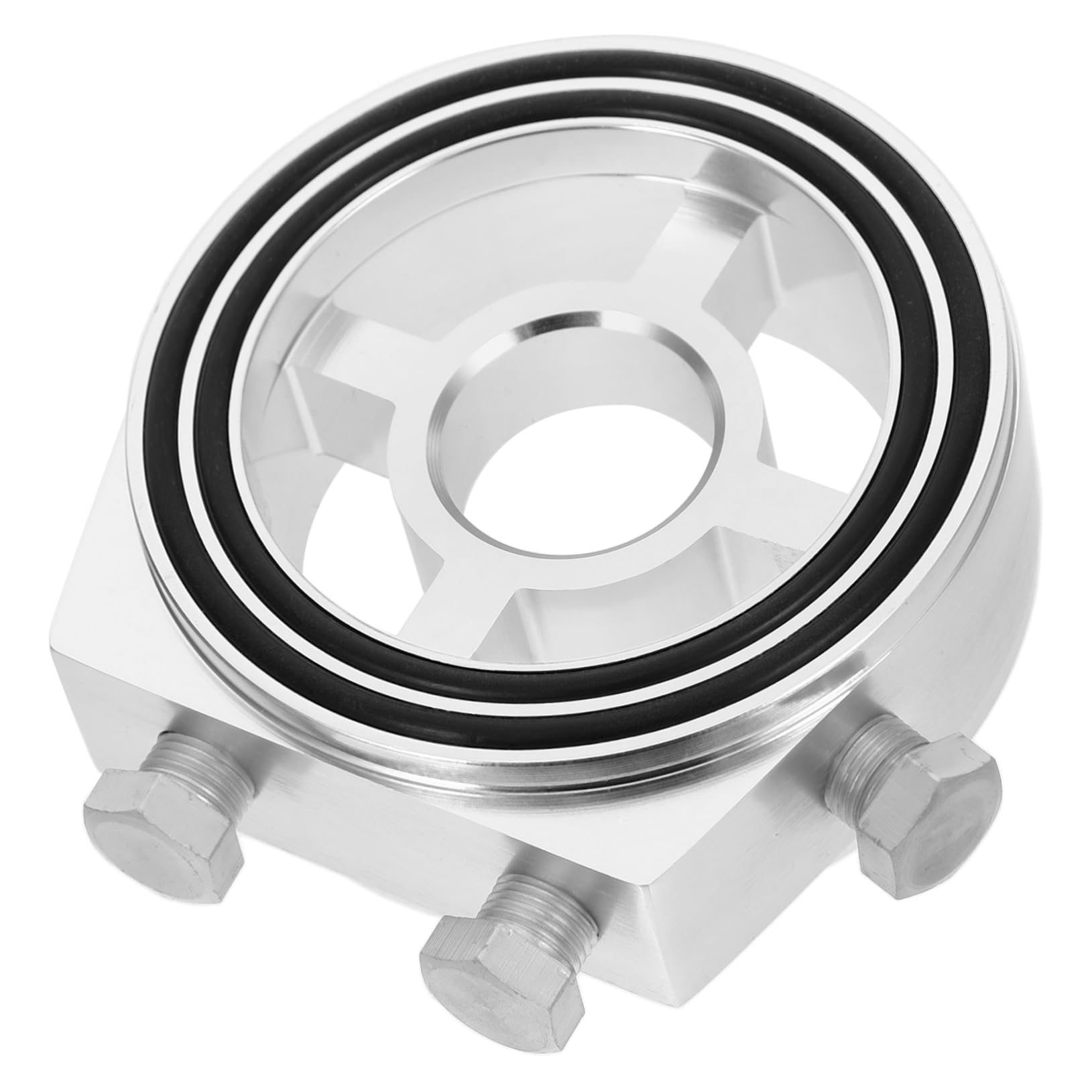 Gatuida Kraftstofffilter Adapter Aus Für Kühler Sandwichplatte Adapter Für Auto Ölfilter Wechsel Und Ersatzteile Hochwertiger Filteradapter Für Optimale Leistung von Gatuida