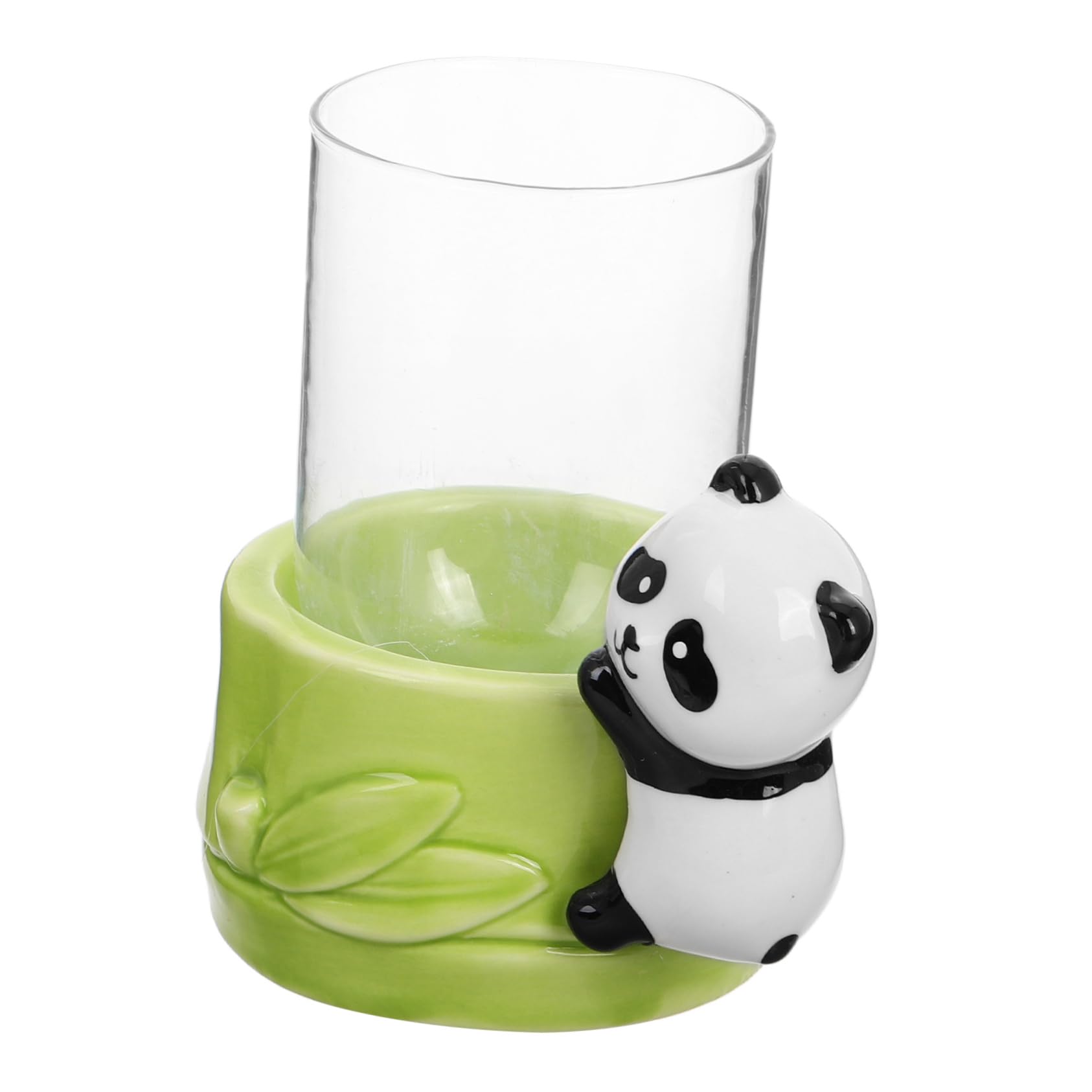 Gatuida Panda Hydrokulturvase Für Frische Blumen Frische Keramikvase Wasserpflanzendekoration Wohnmobil Tischdekoration Panda Hydrokulturbehälter von Gatuida