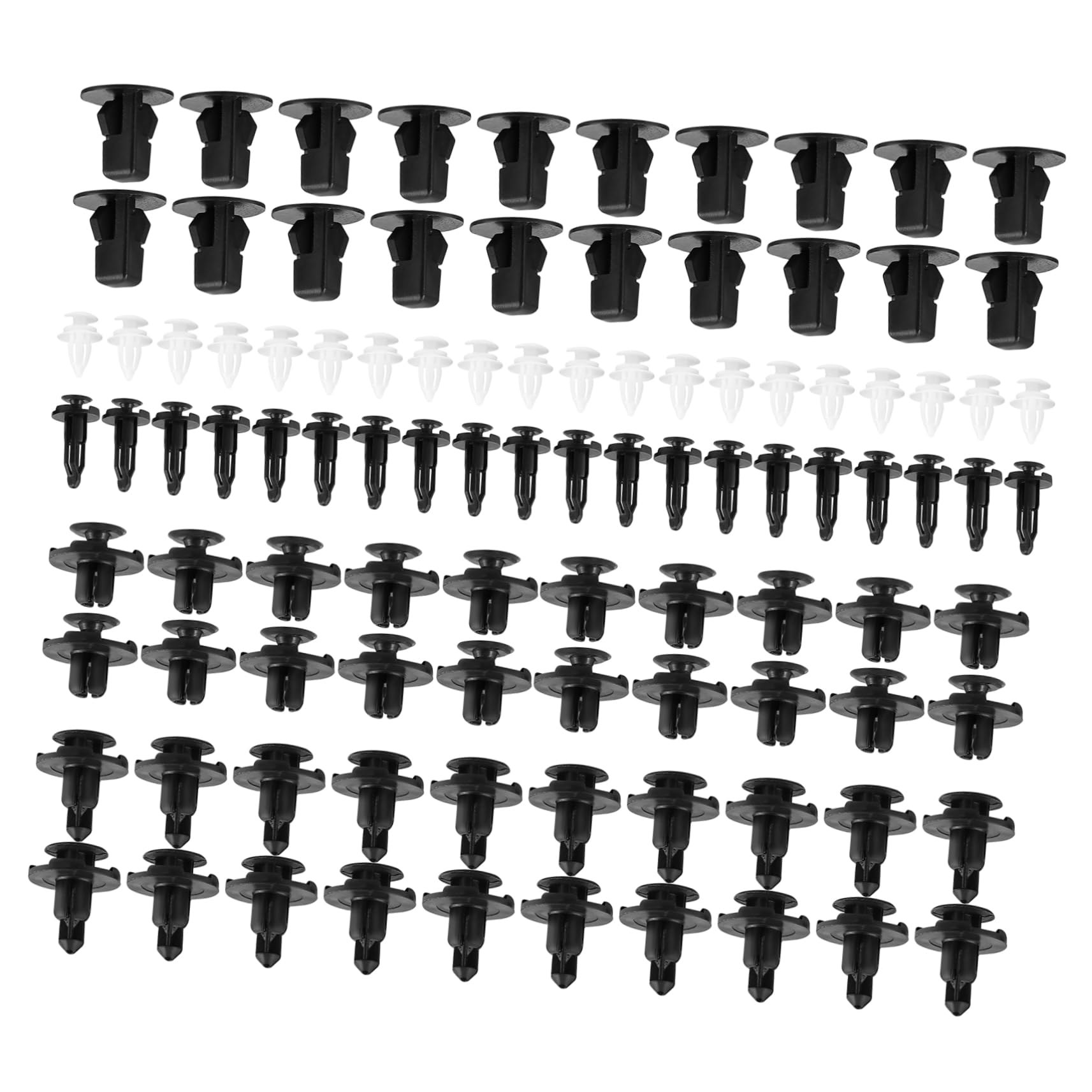 Gatuida Push Type Rivet Clips Für Autos Bumper Fastener Clips Motorabdeckung Clips Vielseitige Befestigungsclips Für Karosserie Und Verkleidung Robuste Kunststoffqualität von Gatuida