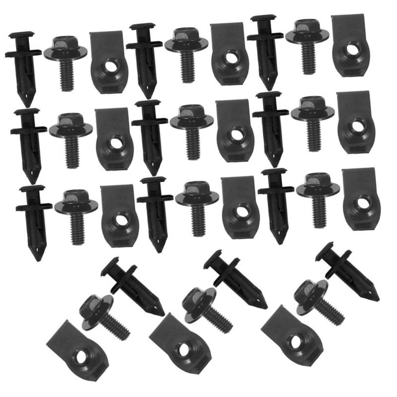 Gatuida Schrauben Nietmuttern Autos Kfz Motor Spritzschutz Sonic Stoßstangenhalter Rc Karosserie Clips Motorspritzer Schrauben Verkleidungssatz Spritzschutz Schrauben von Gatuida