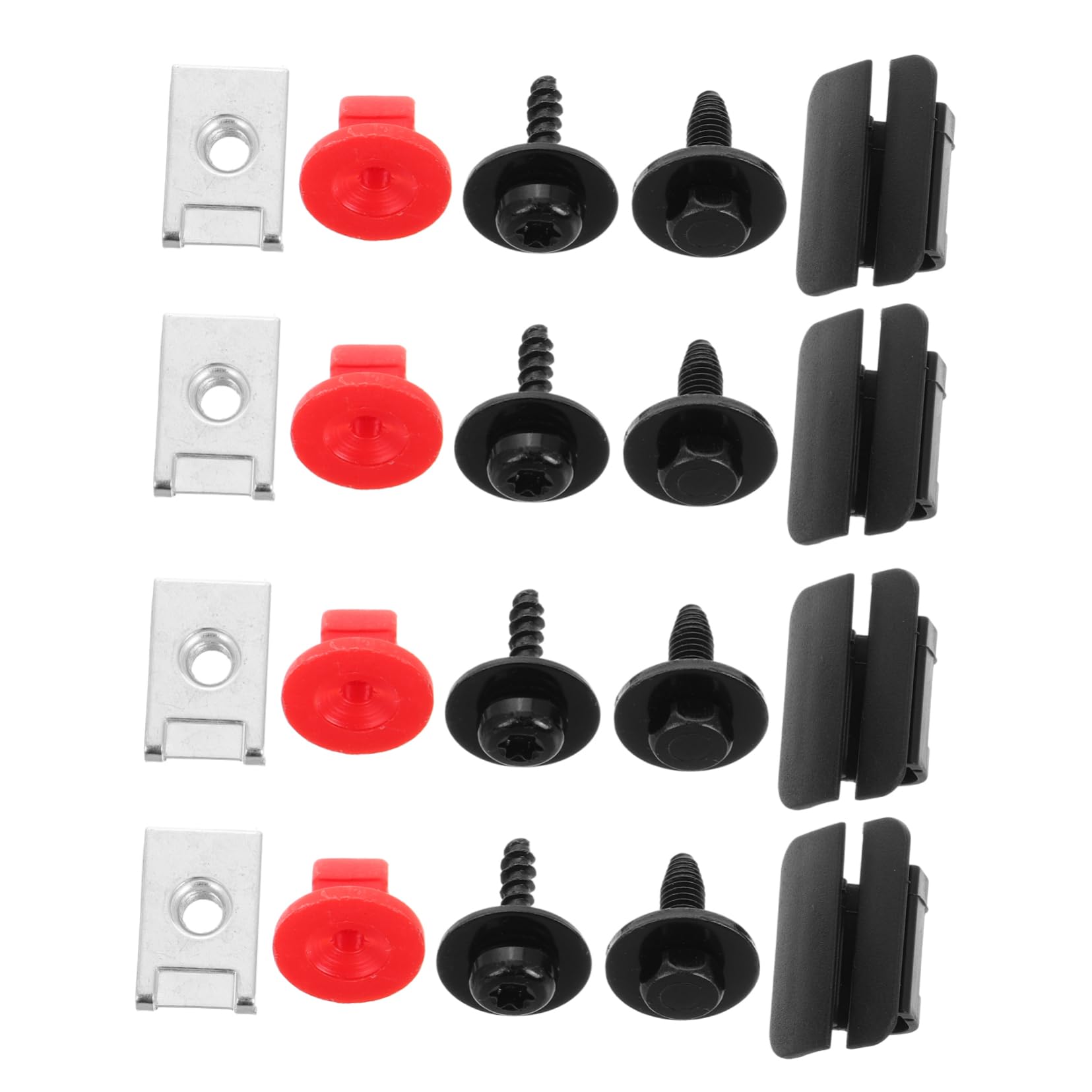 Gatuida Spritzschutz Set Unter Dem Motor Auto Hardware Spritzschutz Installationssatz Einschließlich Motor Spritzschutz Schrauben Bolzen Clips Und U Muttern Set Kompatibel Mit von Gatuida