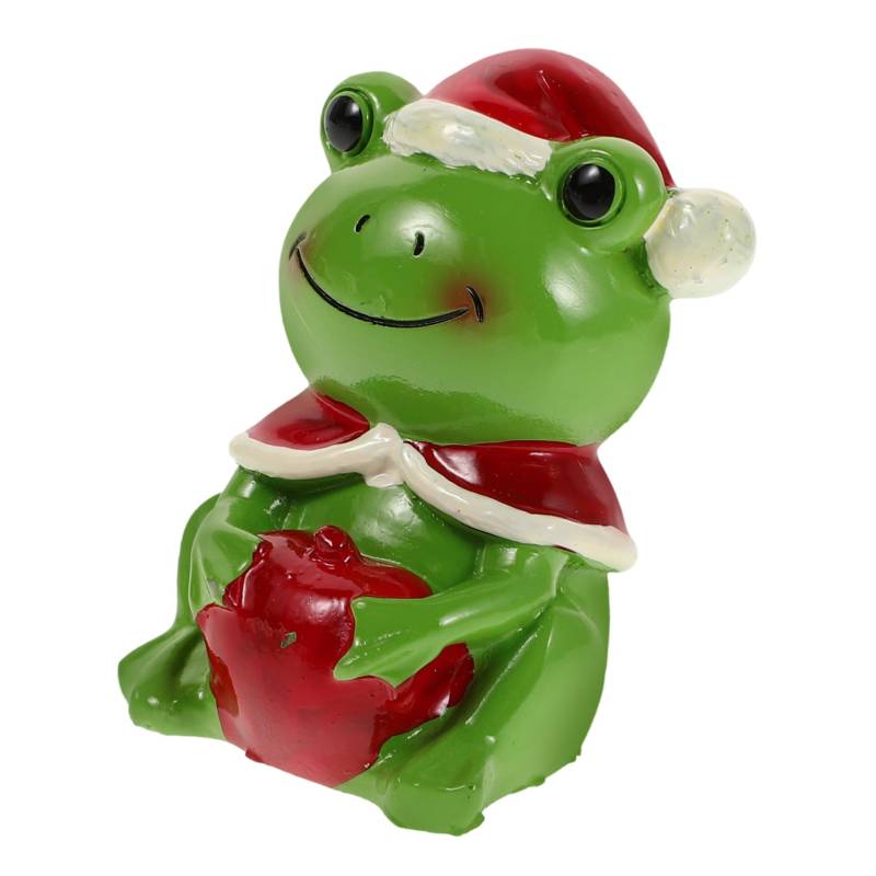 Gatuida Wohnmobil Dekorationszubehör Weihnachtsbaum Frosch Weihnachtsmann Ornamente Dekorationen Für Weihnachtsbaum Auto Zubehör Tiere Weihnachtsmann Weihnachtsmann von Gatuida