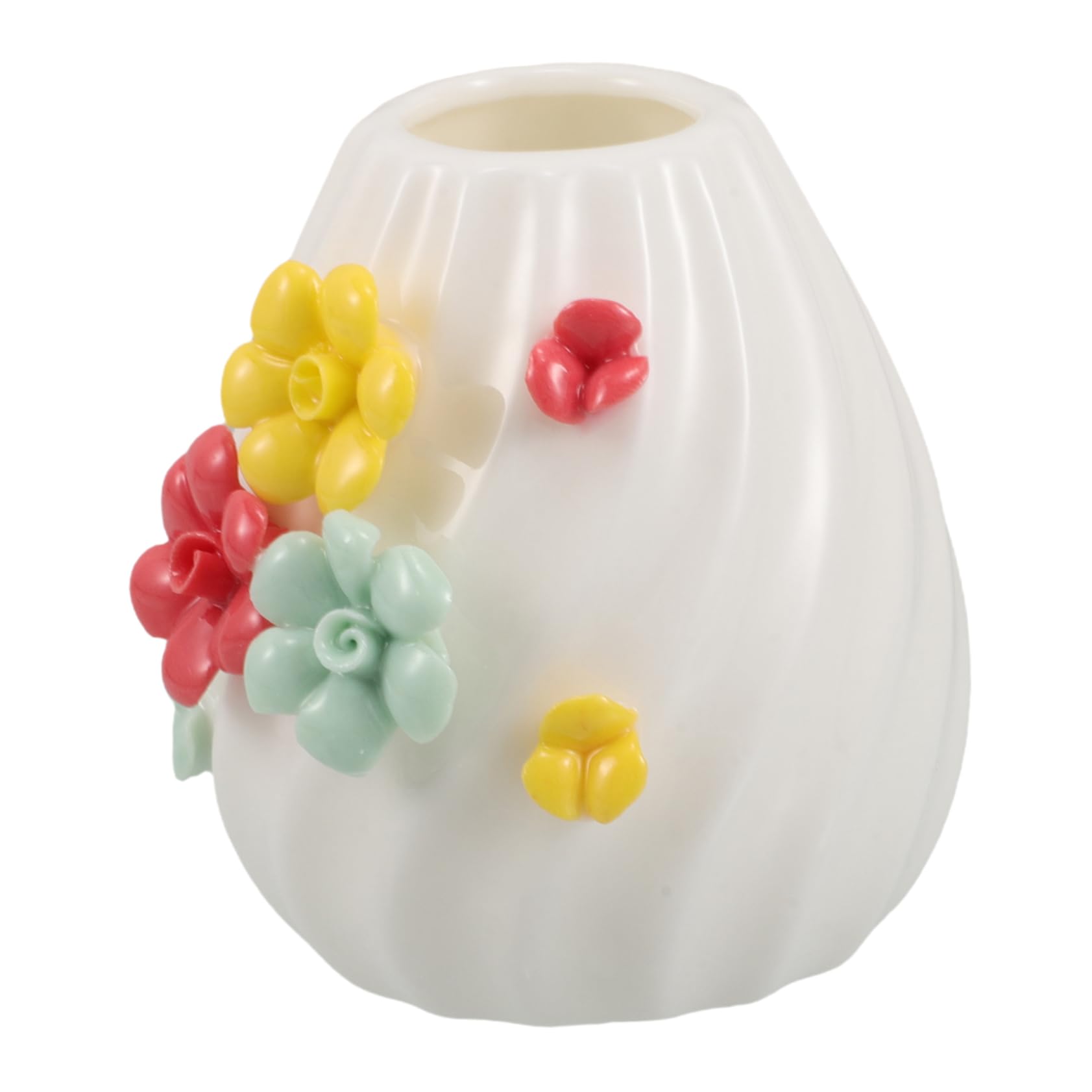 Gatuida Wohnmobil-Vase Kunstvase zeitgenössische Vase dekorative Blumenvase funktionale Einrichtung Elegante Inneneinrichtung kleine Blumenvase Bauernhaus- einfache Vase Keramik von Gatuida