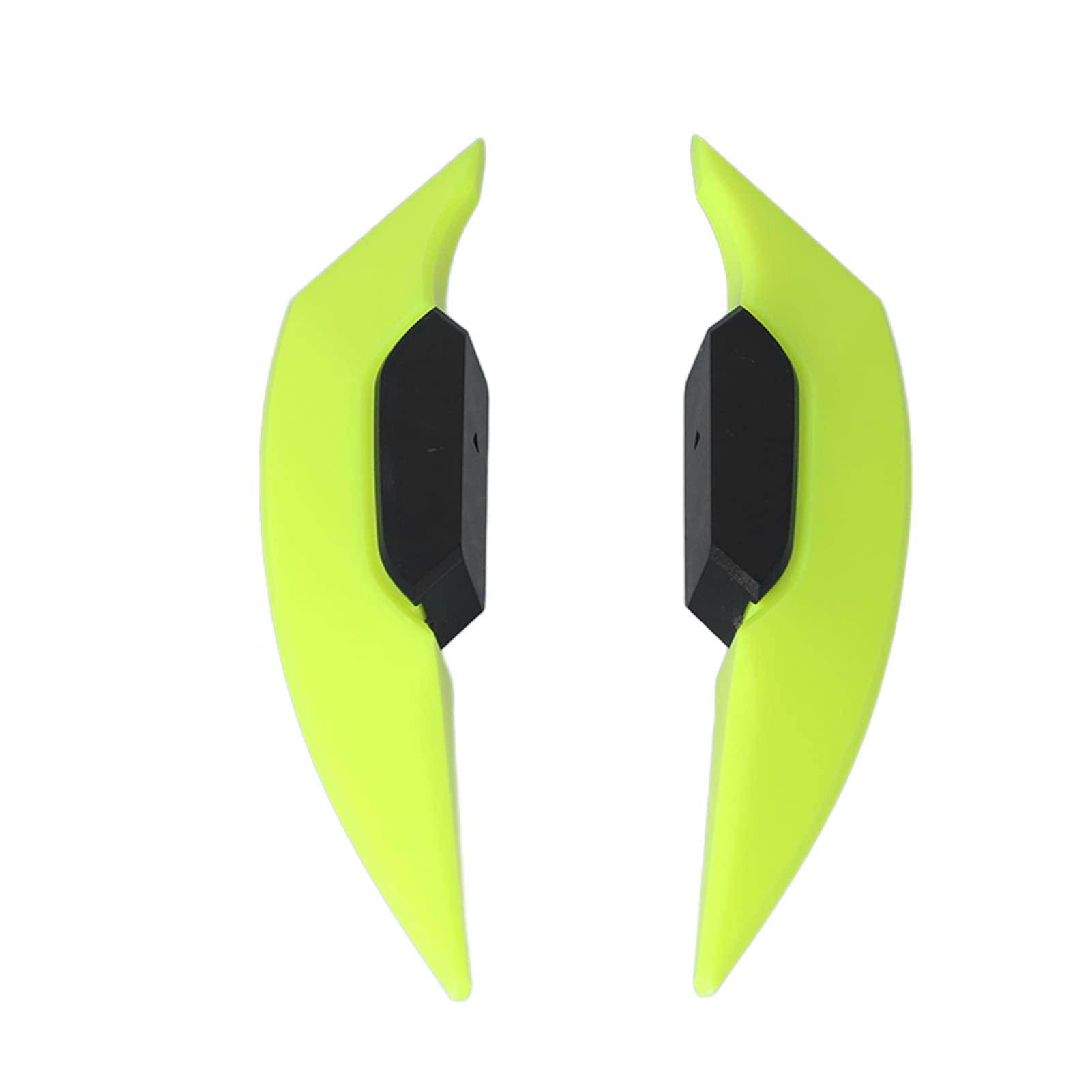 Gavigain 1 Paar Motorrad-Winglet, Universal-Motorrad-Seiten-Winglet, aerodynamischer Flügelspoiler für Motorrad-Elektrofahrräder (Fluorescent Green) von Gavigain