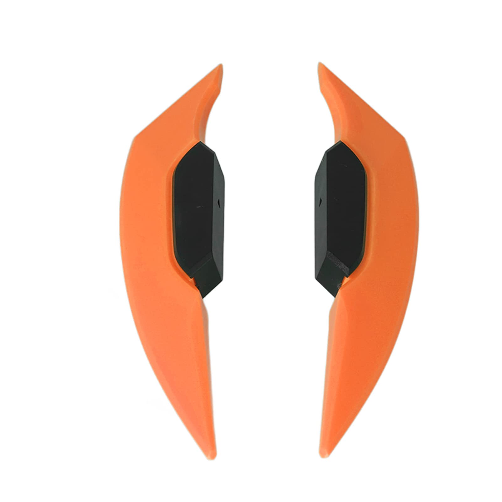 Gavigain 1 Paar Motorrad-Winglet, Universal-Motorrad-Seiten-Winglet, aerodynamischer Flügelspoiler für Motorrad-Elektrofahrräder (Orange) von Gavigain