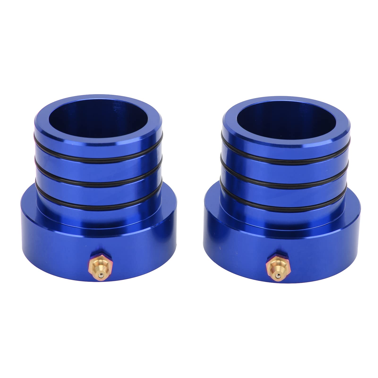 Gavigain 2-teiliger Vorderachsrohr-Dichtungssatz, Billet-Aluminium, Oxidationsbeständiger Vorderachsrohr-Dichtungssatz, Ersatz für Wrangler Cherokee TJ (Blue) von Gavigain