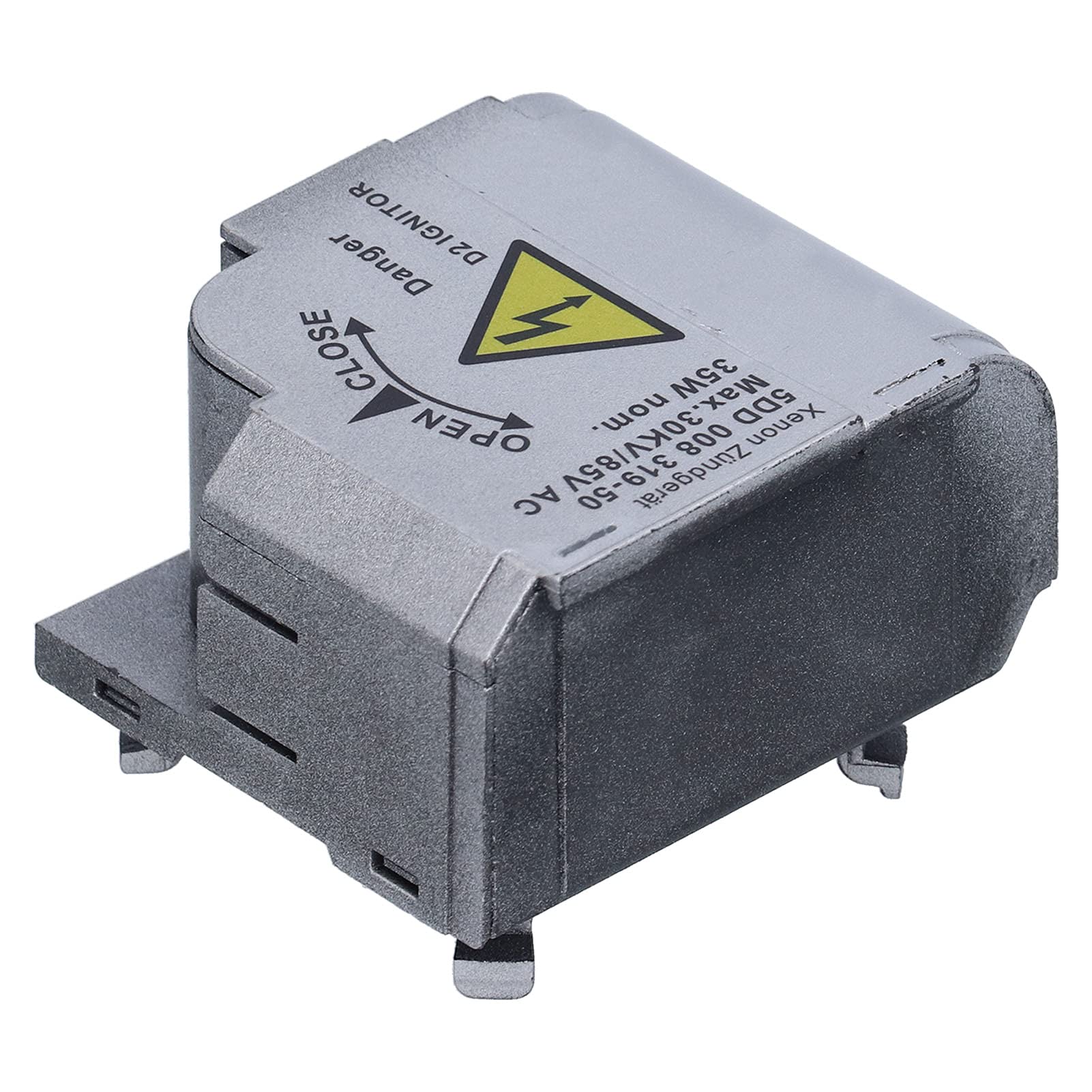 Gavigain HID Xenon Ballast Zünder, 5DD008319-50 5DD00831950 4E0 941 471 63 12 6 907 489 002 820 25 26 6907489 12 V Silber ABS HID Ballast Zünder Passend für Rover Sport 2006 von Gavigain